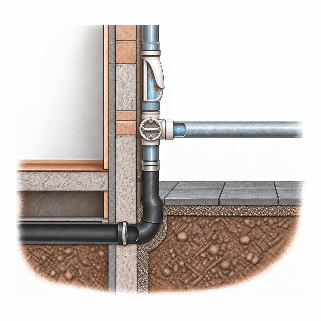 Downspout Diversion illustration